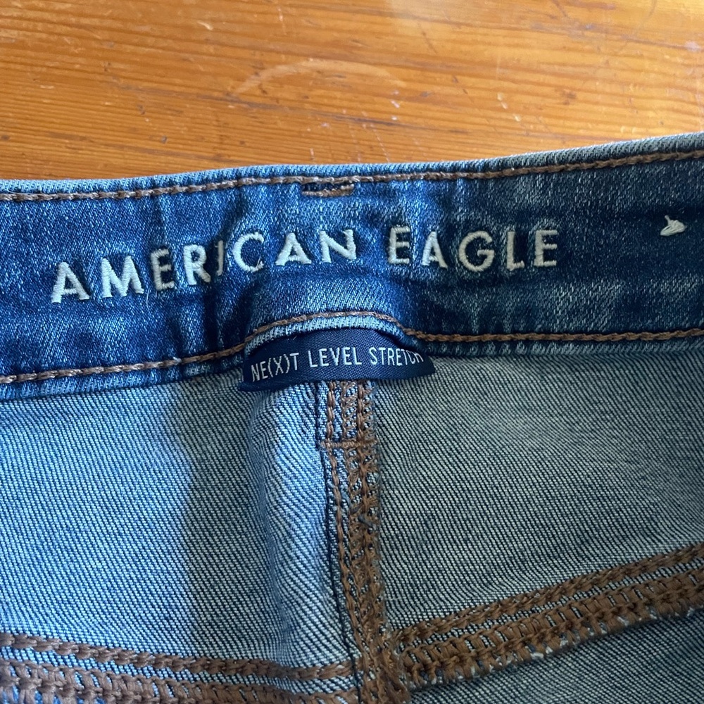 American Eagle Outfitters Light Blue Jeggings - Picture 5 of 8